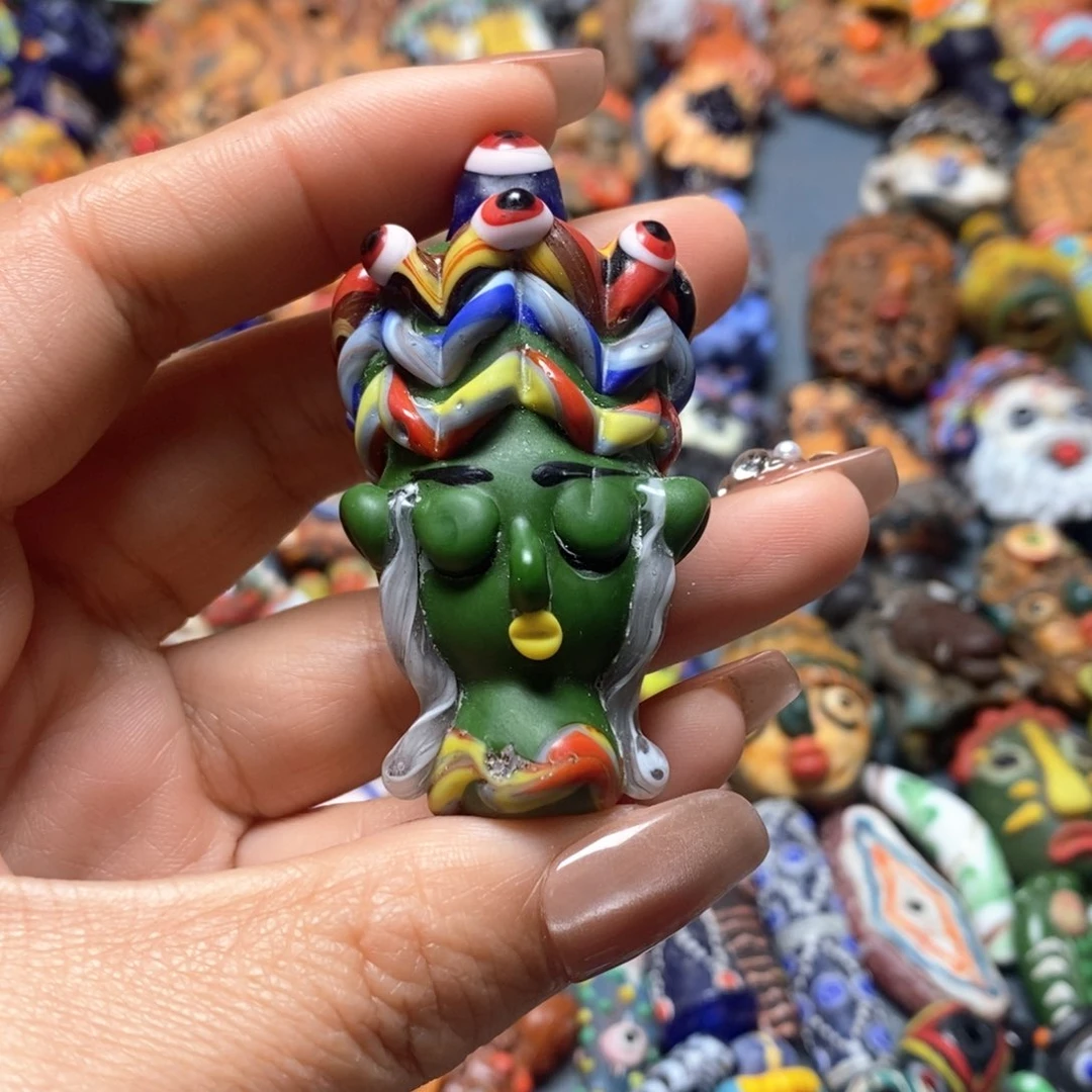 琉璃颈饰印度尼西亚唐僧