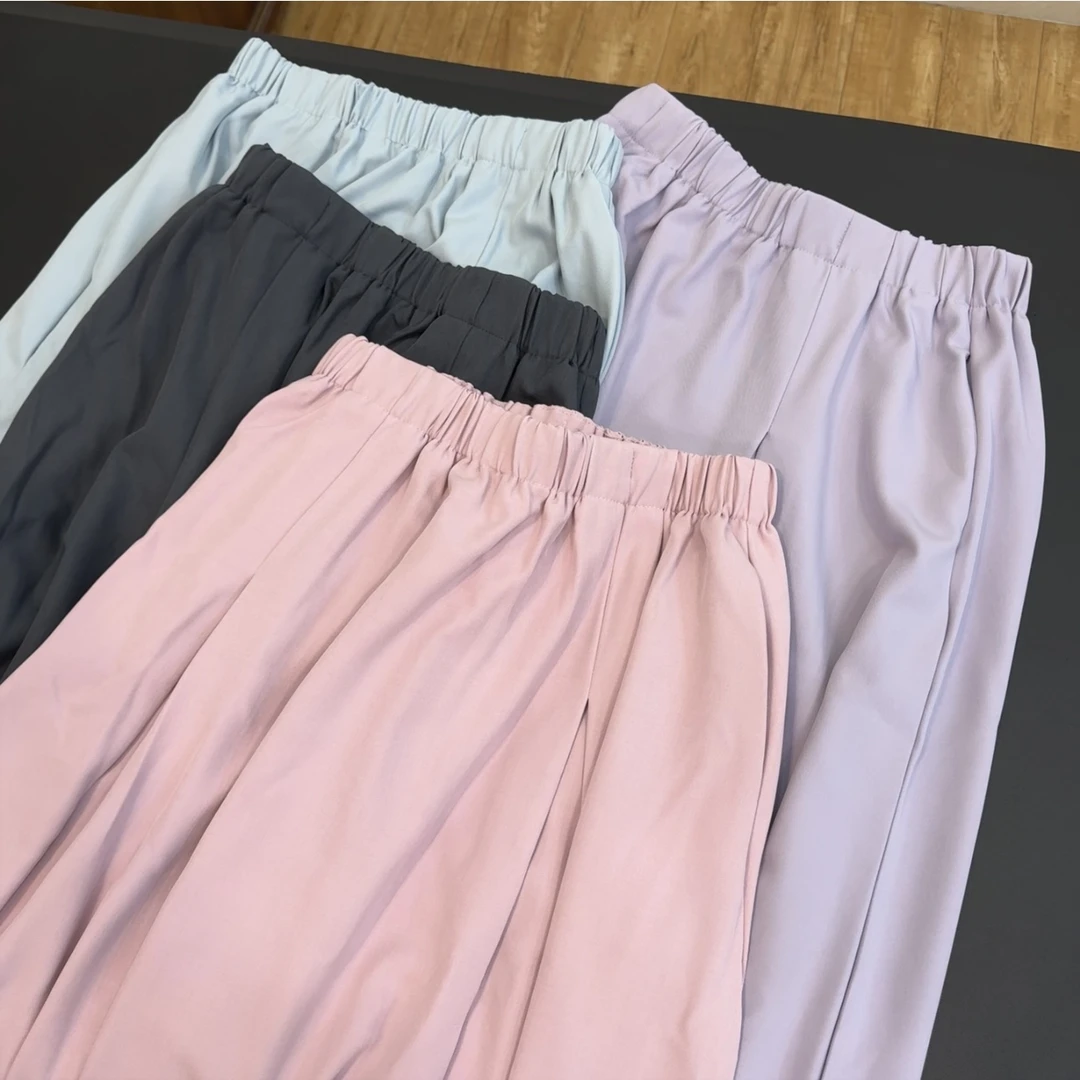 CT203#裙子【春樱漫舞】多巴胺春系松紧腰半身裙带口袋