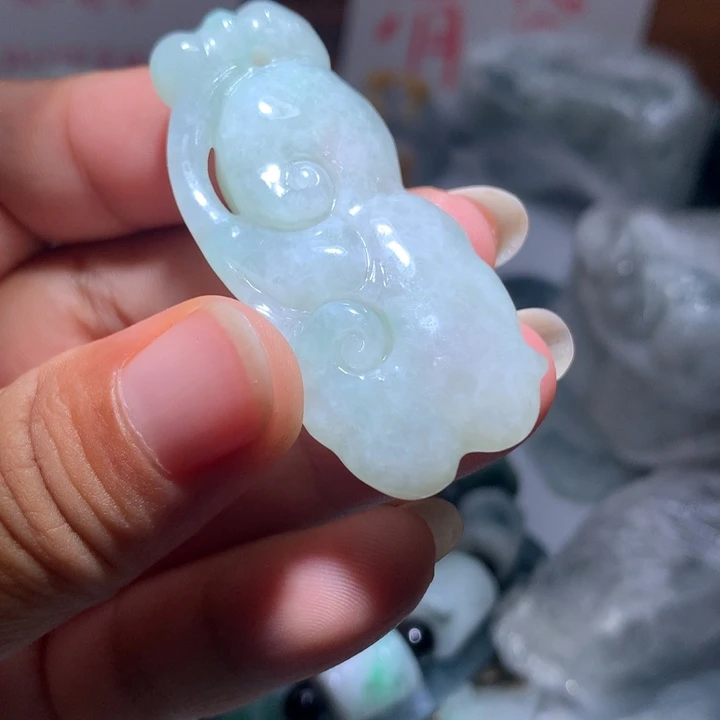 颈饰未镶嵌翡翠保真天然A货翡翠