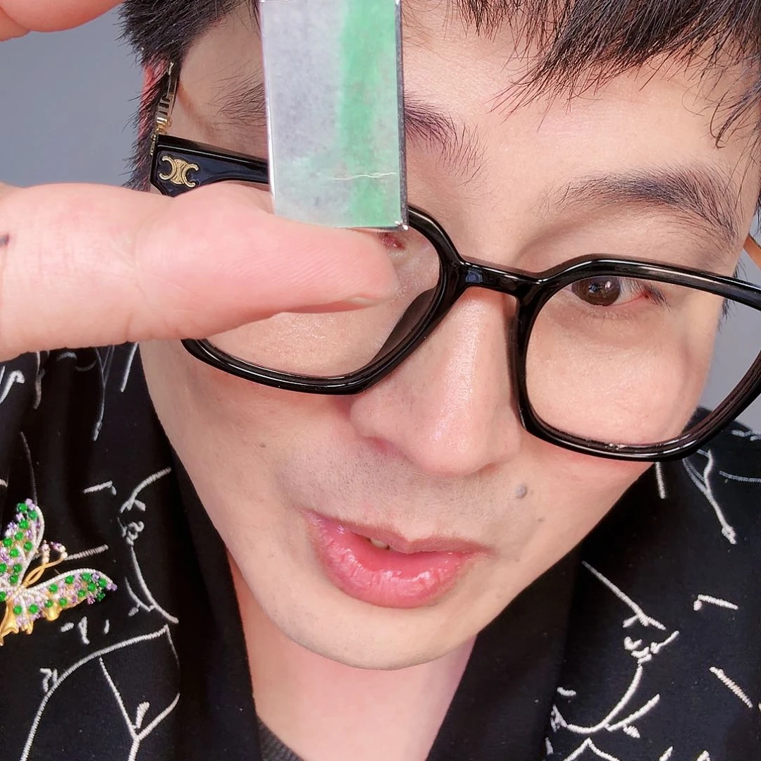 翡翠颈饰18K金镶嵌一个