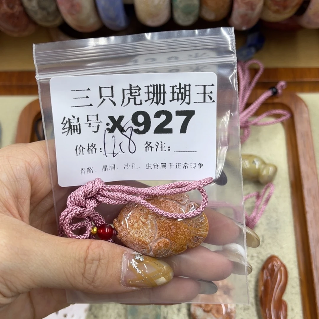 蔡***蔡硅化珊瑚（珊瑚玉）未镶嵌h