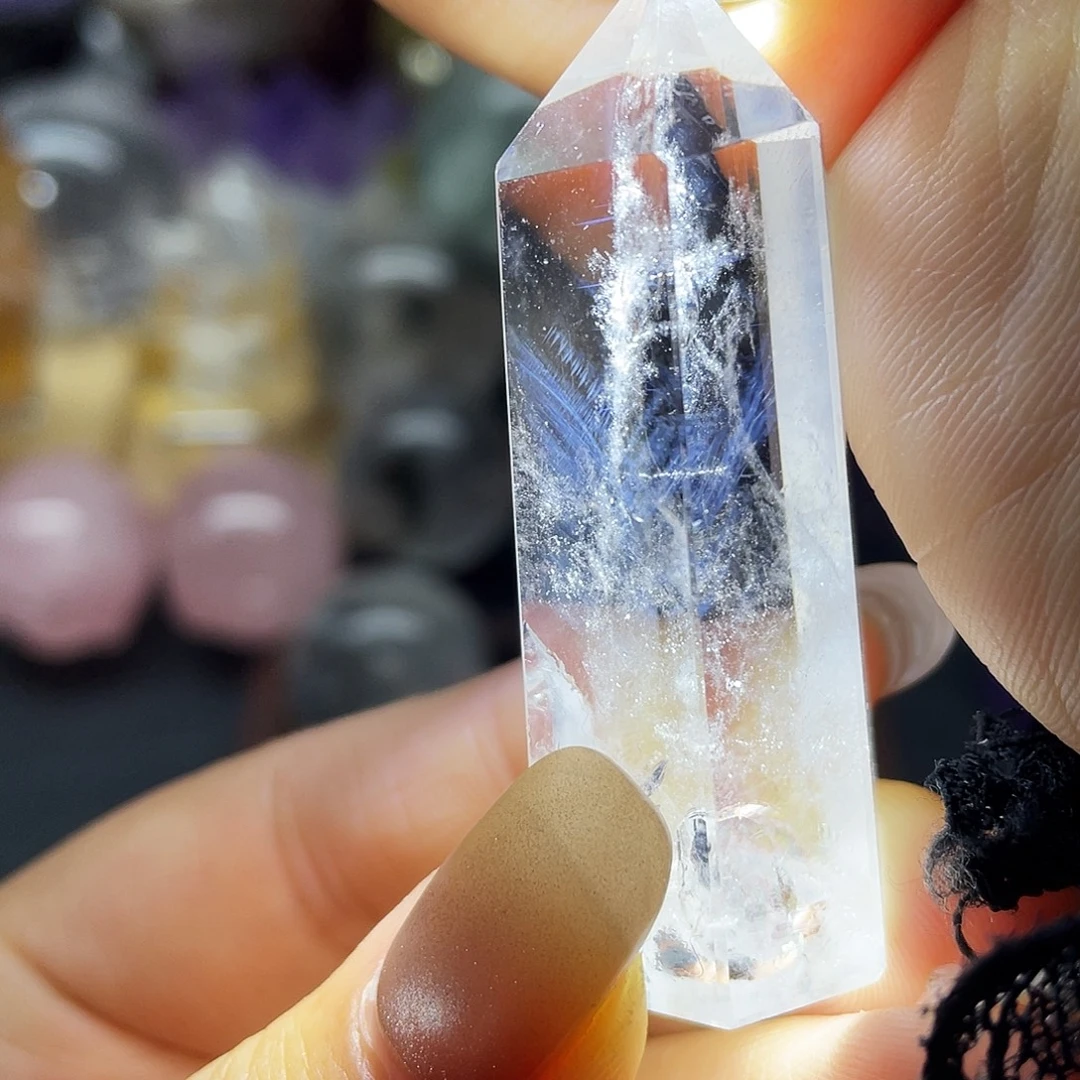 珠宝半成品水晶未镶嵌22蓝针