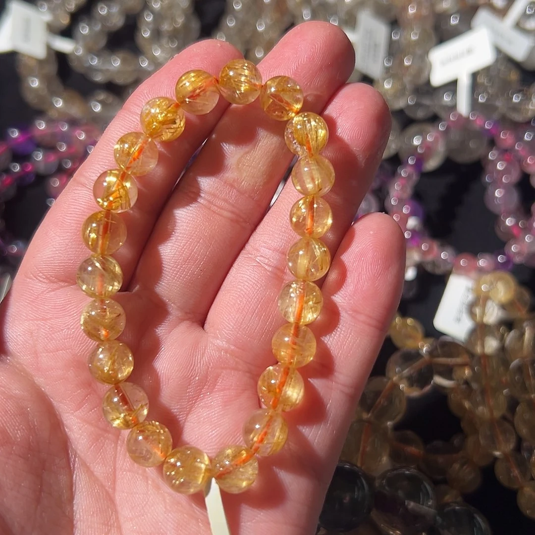 未镶嵌手链水晶金发