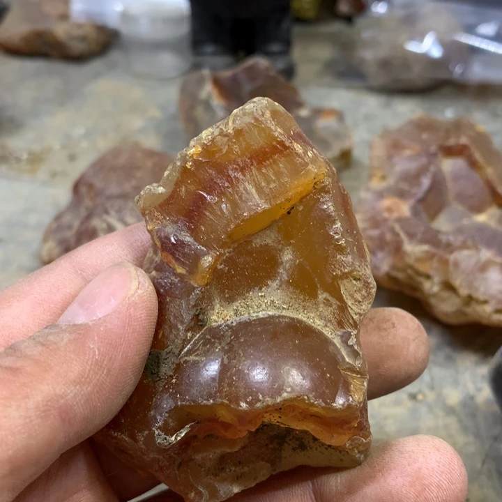 玛瑙/玉髓原石未镶嵌鬼***的