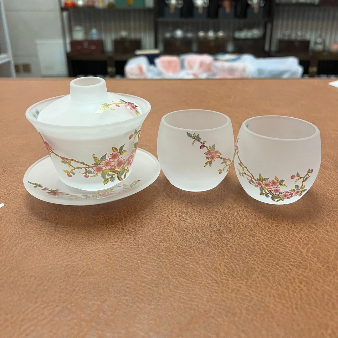 伊米-春风桃李琉璃一盖2杯 Y2885
