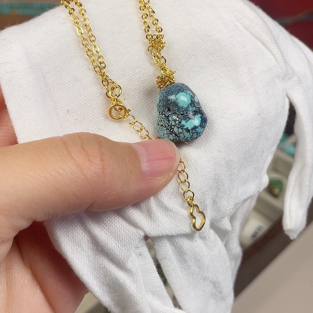 绿松石银S925镶嵌配饰