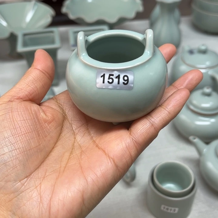 汝瓷1519 ，青鸾汝瓷原矿釉