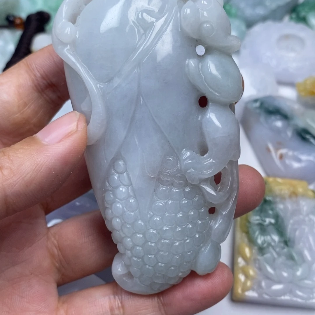 颈饰未镶嵌翡翠用****7翡翠