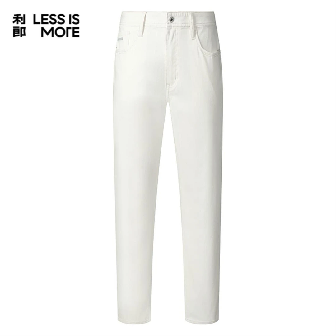 利郎【三防易打理】2025新款时尚百搭夏季透气高弹力牛仔裤