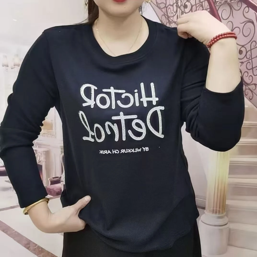 2505烫钻字母打底衫-LZ