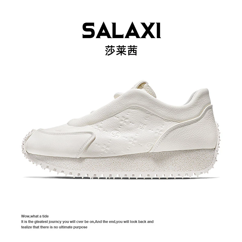 SALAXI/莎莱茜2025冬新品轻奢舒适百搭阿甘鞋明星同款男女运动鞋