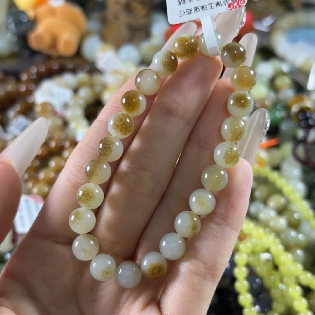 和田玉未镶嵌手链194