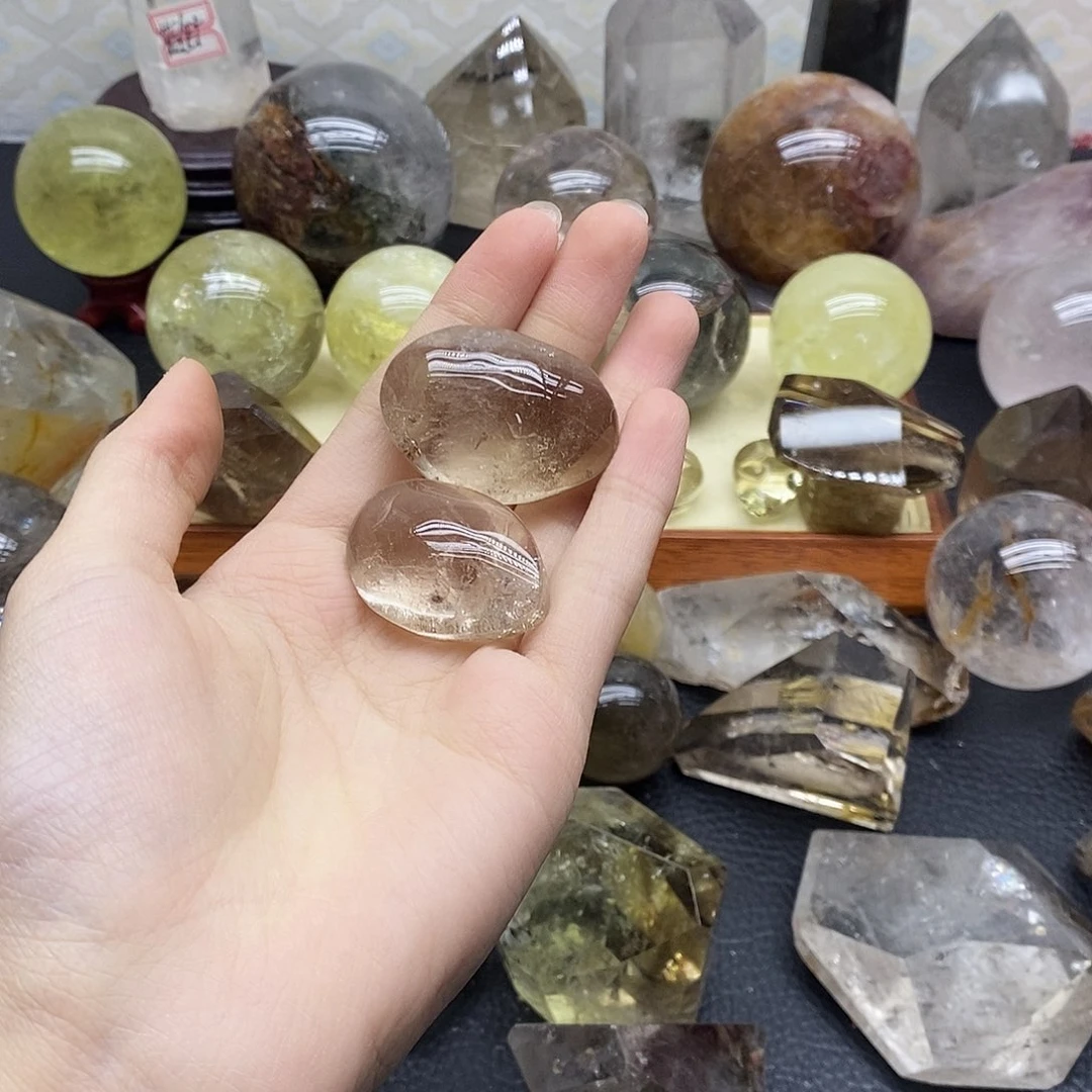 水晶未镶嵌珠宝半成品113水晶石