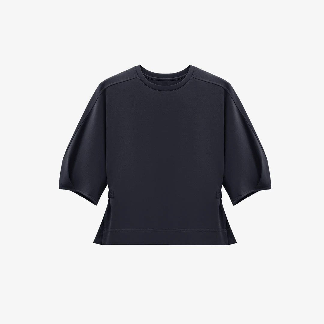 【琉光】现货 夏季圆领女士五分袖短款t恤 JKK000267 【阿邱时尚社】