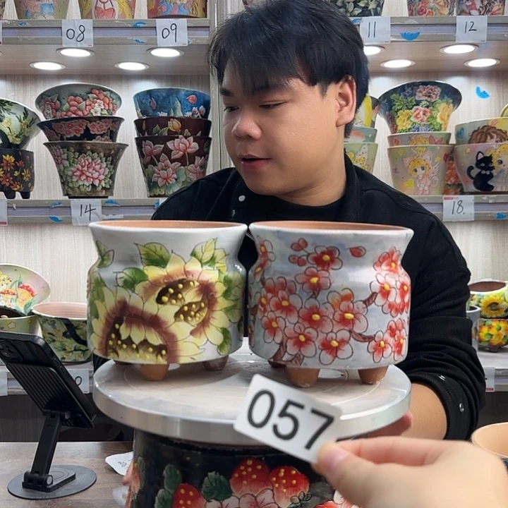 紫砂花盆瑕疵瑕疵057