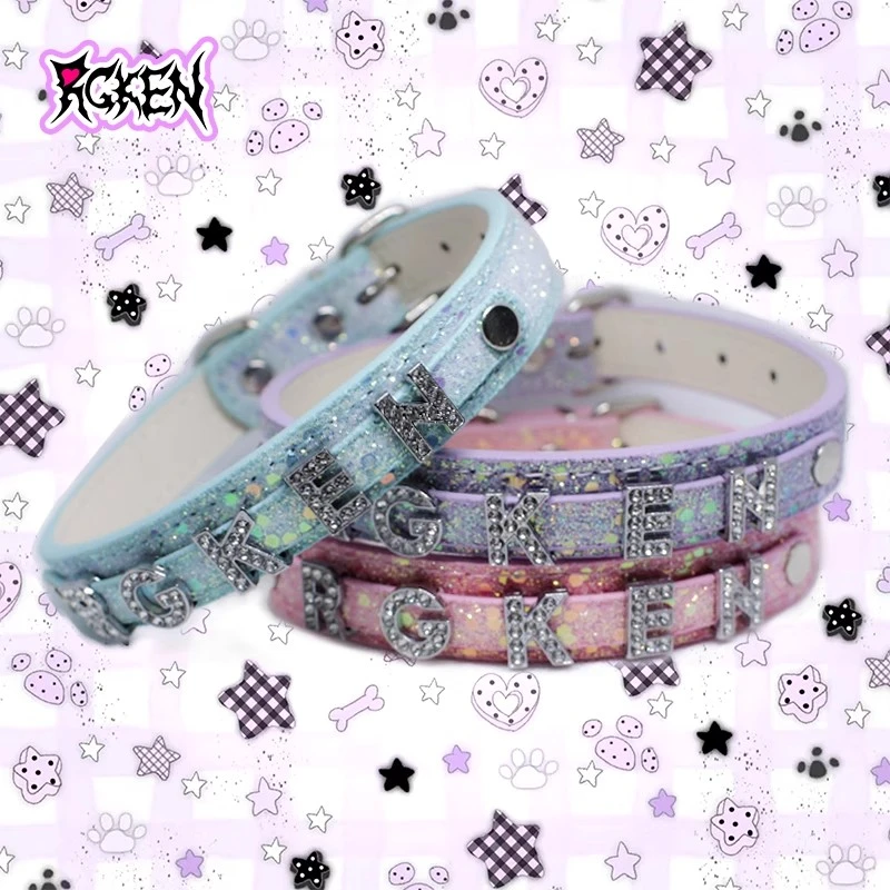 RGKEN如果可能 金属字母choker