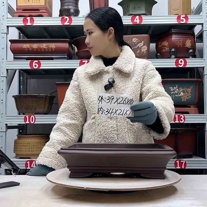 紫砂花盆紫砂花盆