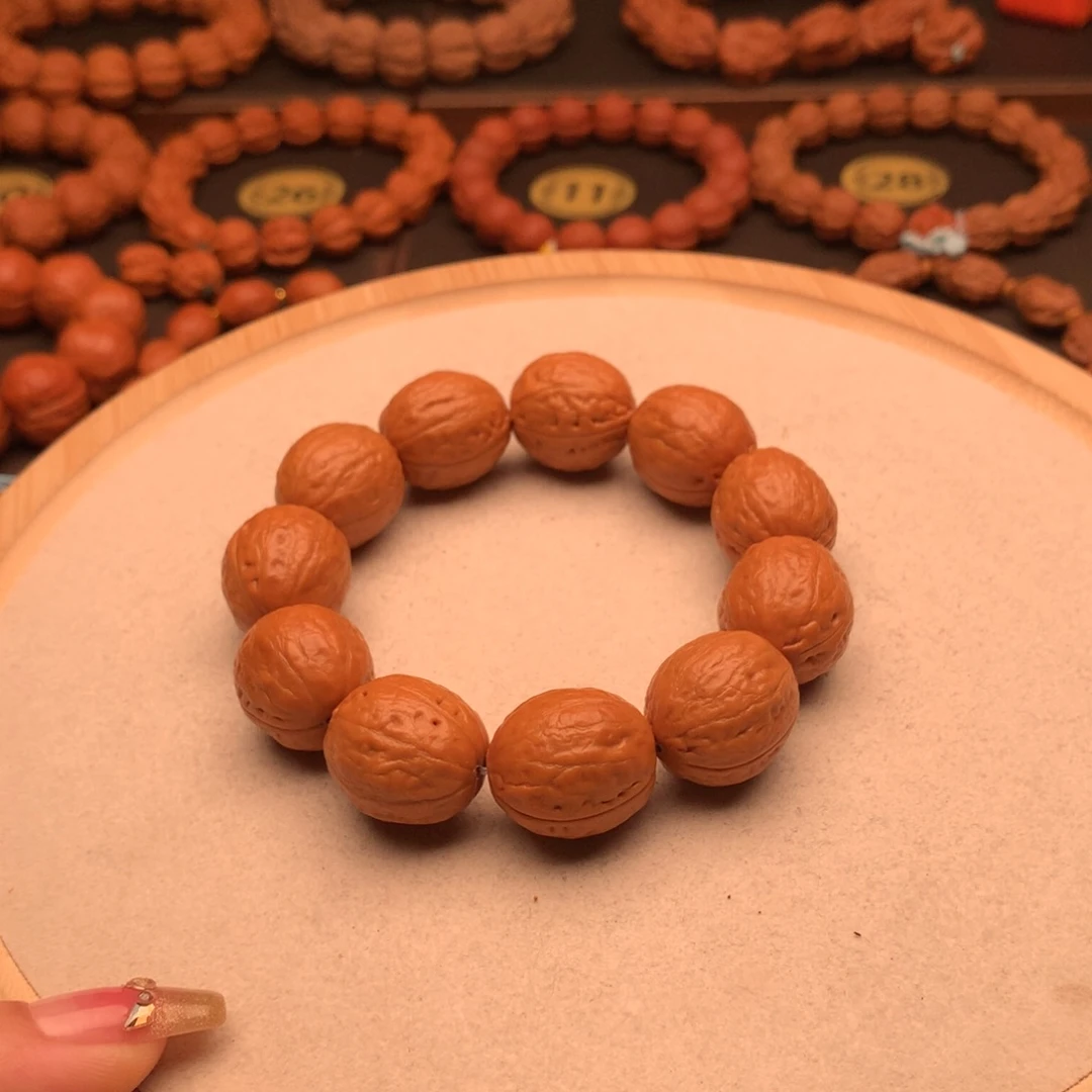 文玩核桃手串光头大枣