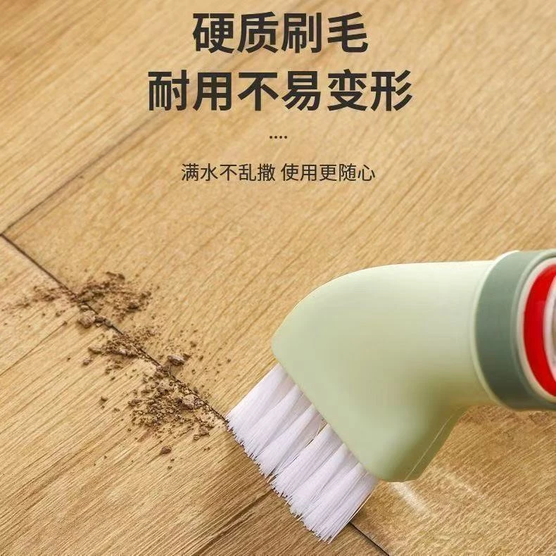 多功能刷子可连接矿泉水瓶干湿两用一体硬毛缝隙刷刷锅地缝刷家用