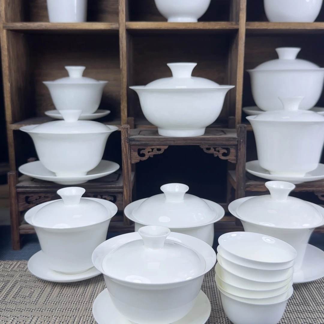 盖下110ml元宝盖碗➕6个蛋壳杯