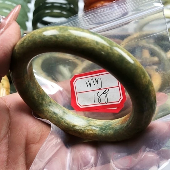 蛇纹石玉手镯未镶嵌w*j