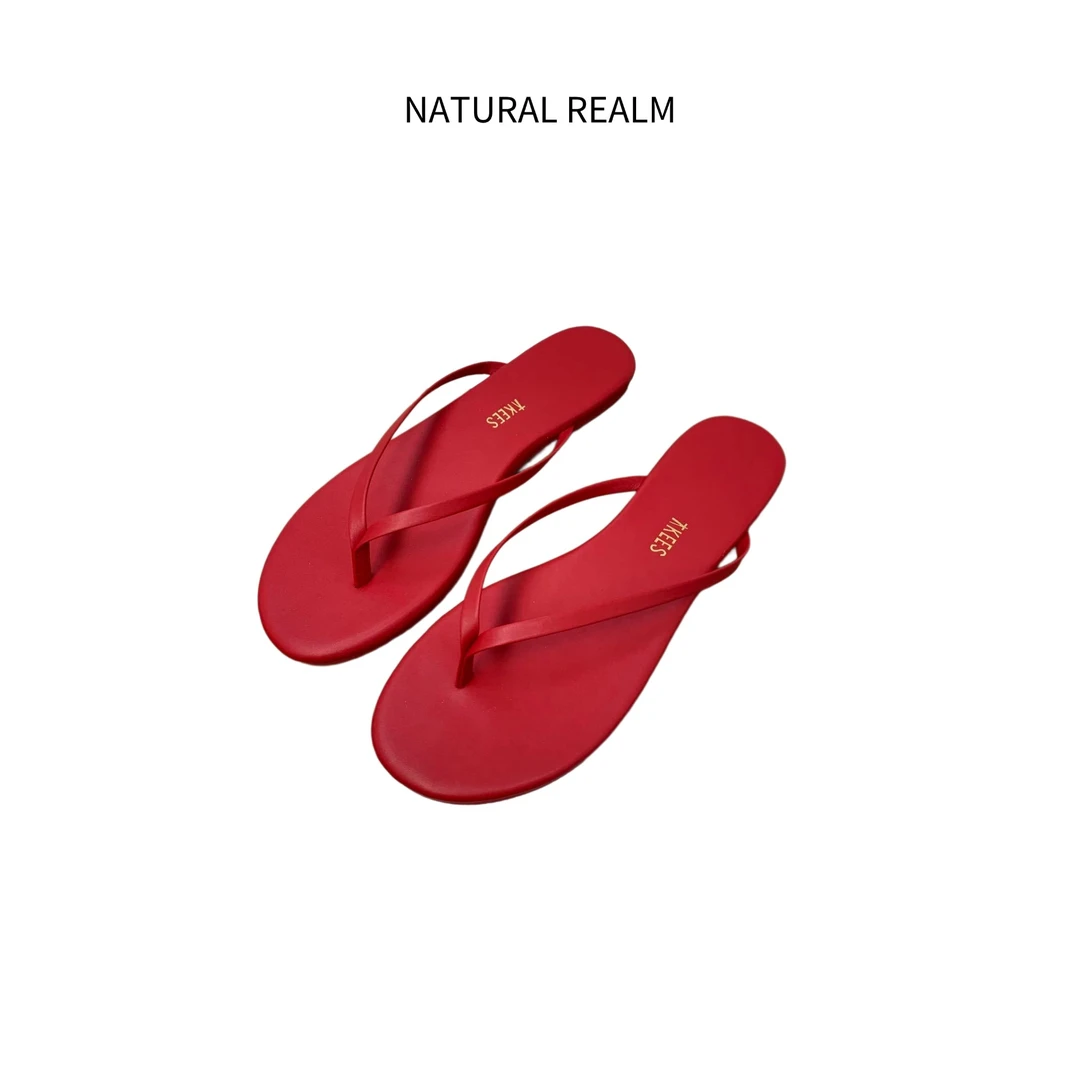 {NATURAL REALM}百搭款时尚极简小众人字拖休闲夹脚拖鞋