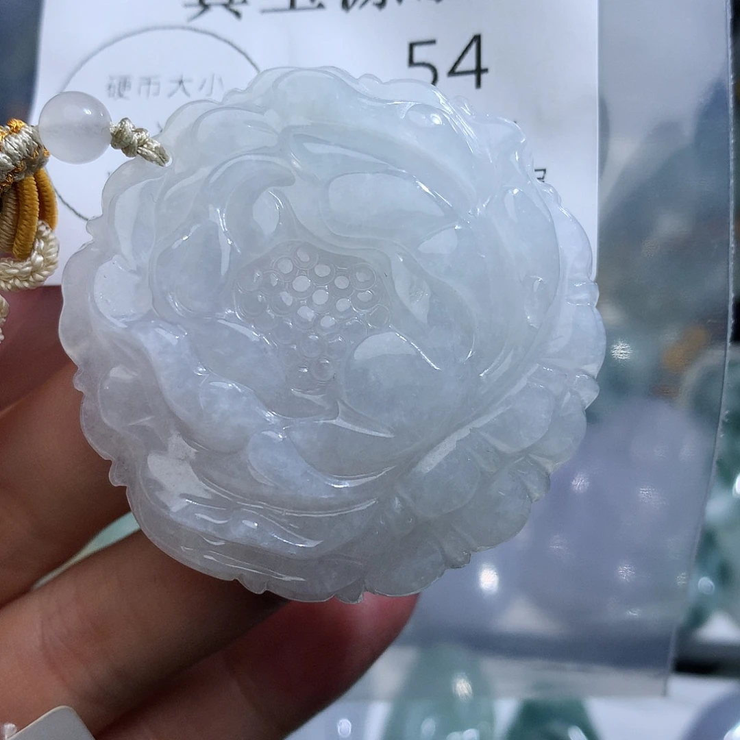翡翠未镶嵌颈饰54