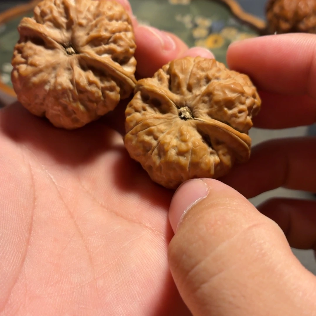 薯***条文玩核桃把件蛤蟆头A28