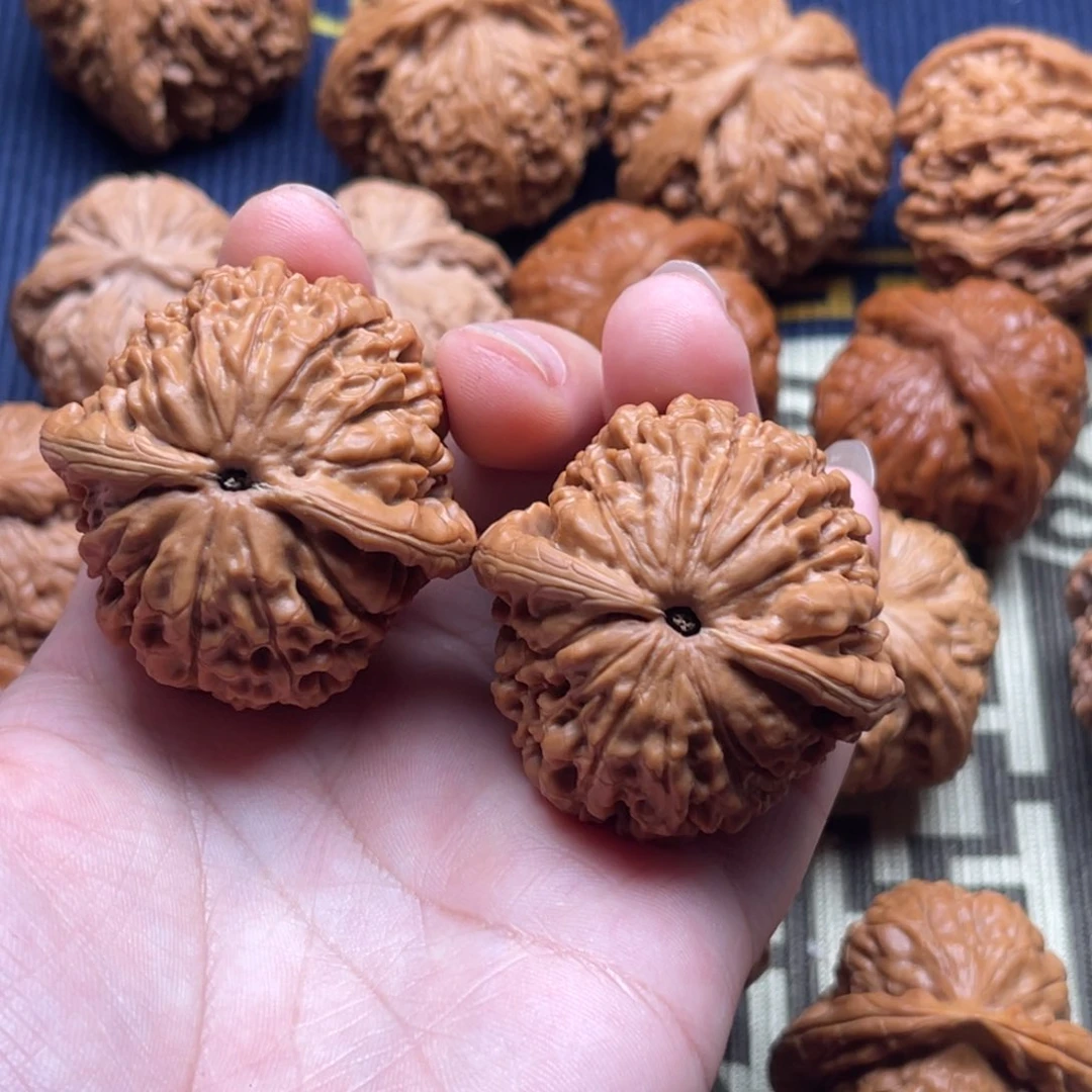 文玩核桃吊坠峯*?莲花41