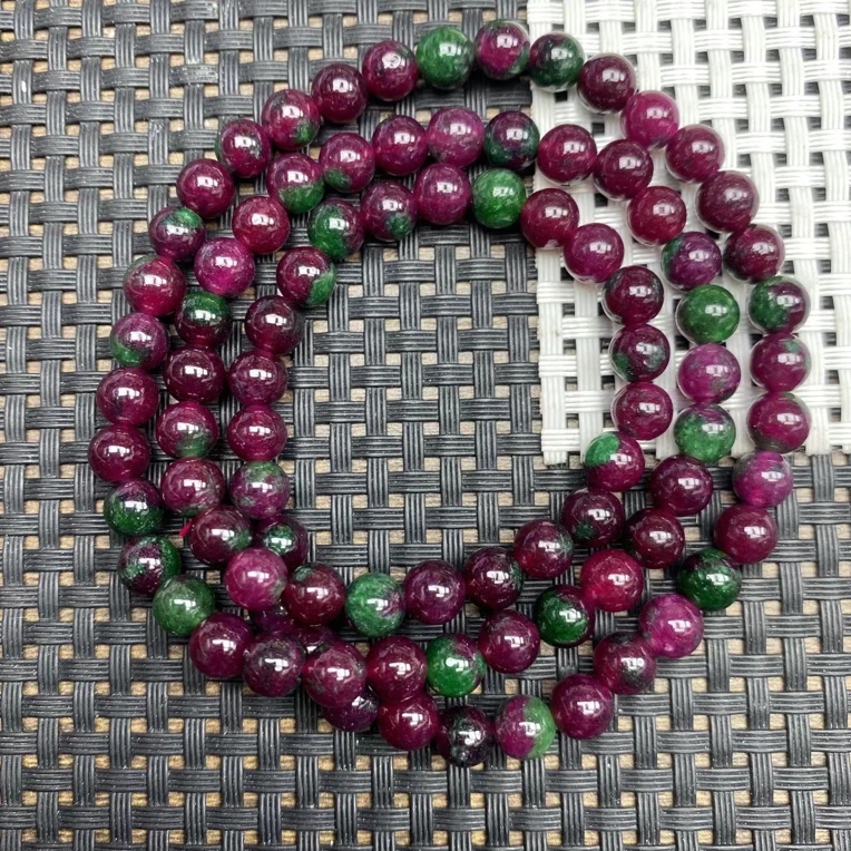 红绿6mm三圈手串9020