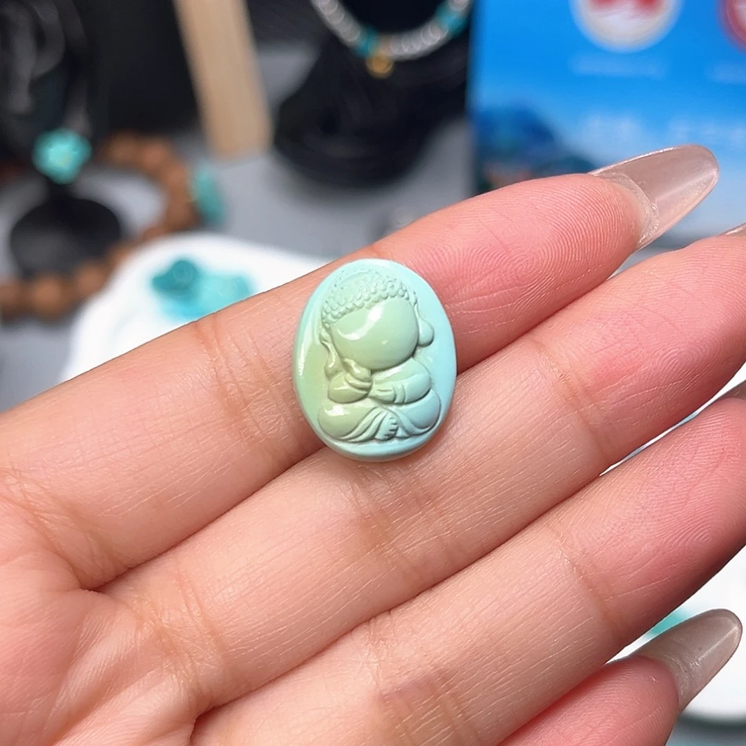 绿松石未镶嵌珠宝半成品