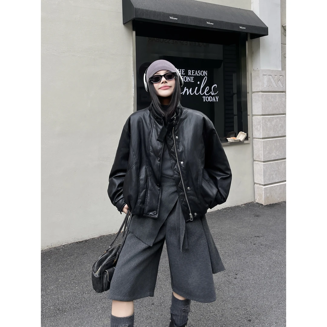 YANJING/颜境极简时尚氛围感穿搭羽绒服88AW1359