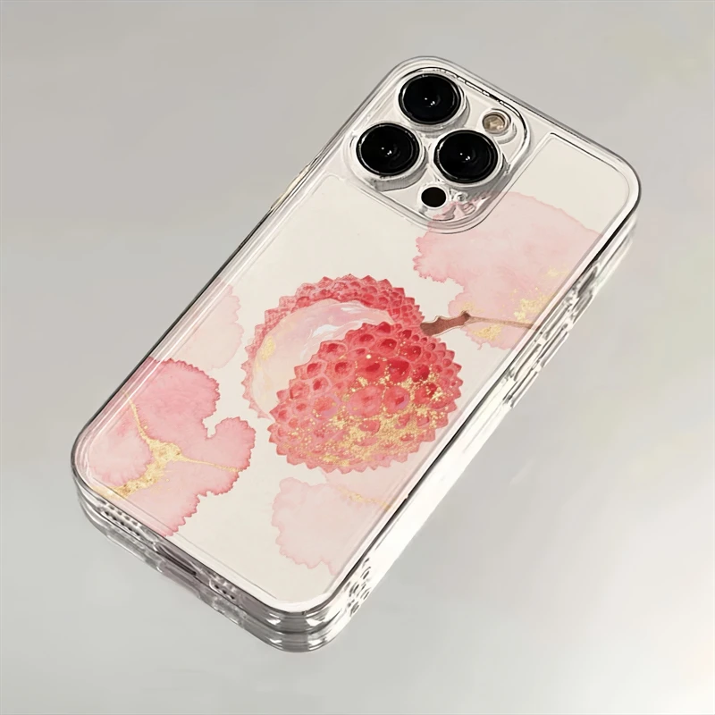 长安的荔枝适用苹果iphone16promax小米15华为P70手机壳软太空MT