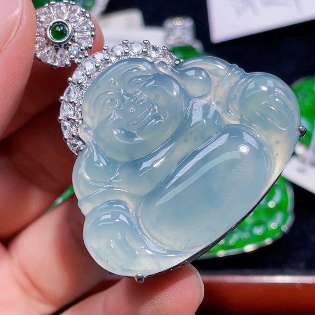 翡翠未镶嵌颈饰6，