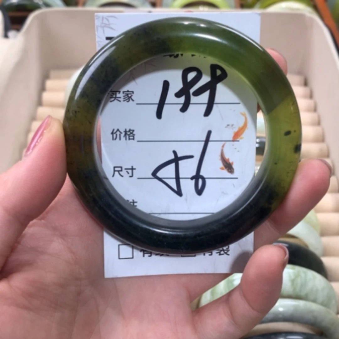 【闪购商品】合金蛇纹石玉手镯