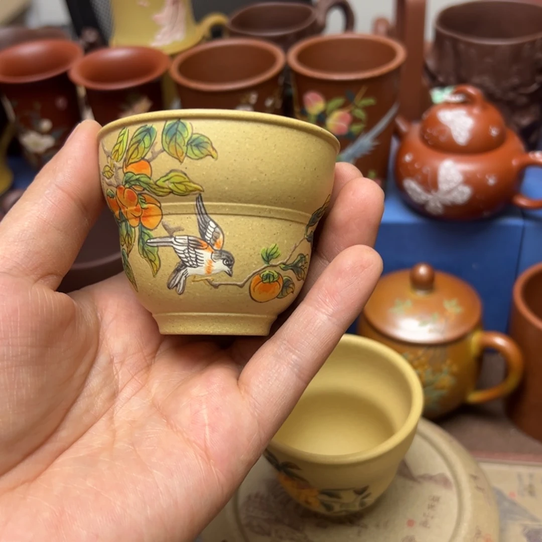 紫砂茶杯紫砂主人杯80cc