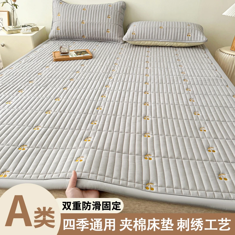 2025新款加厚床垫褥子软垫单人宿舍学生家用卧室夹棉床护垫可拆洗