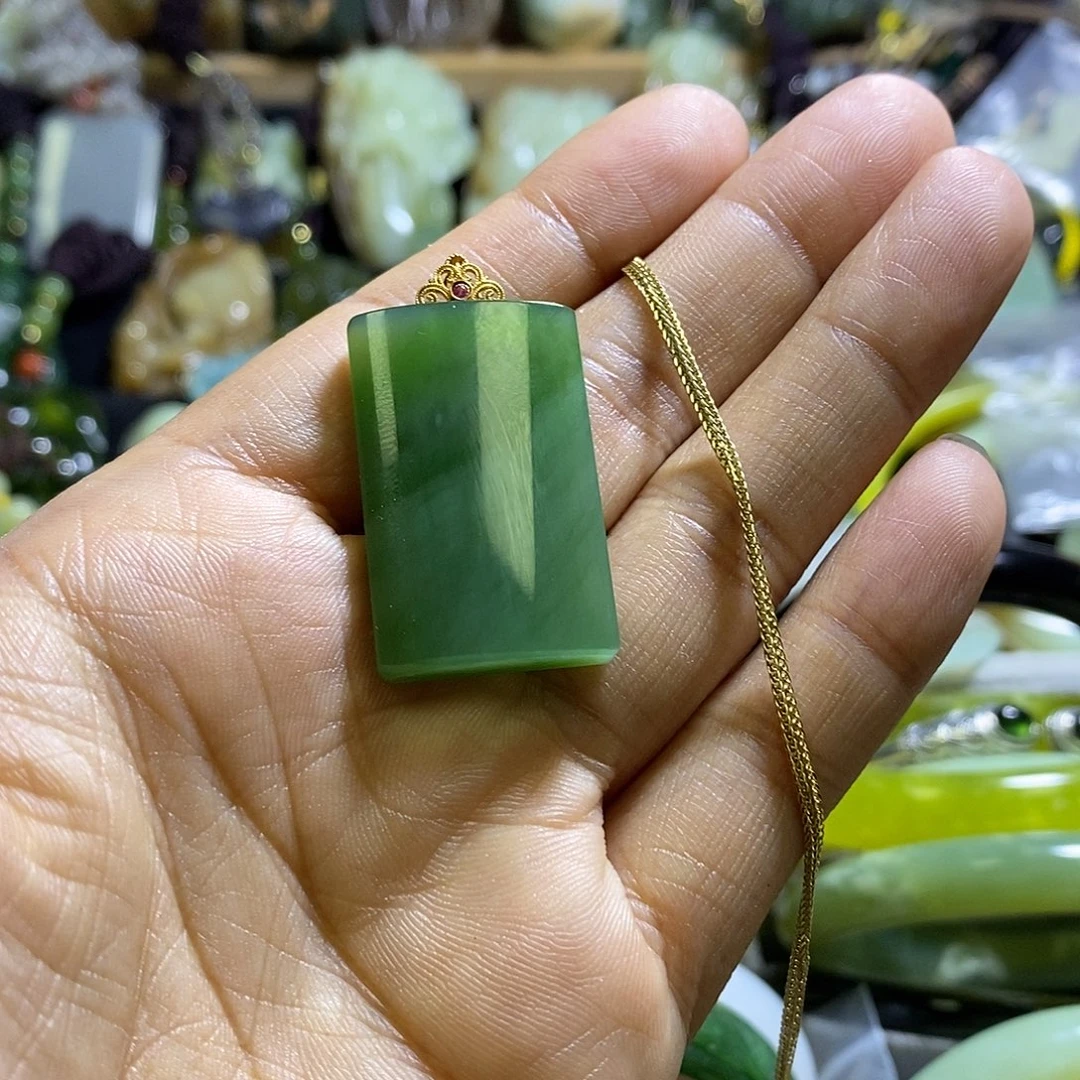 颈饰未镶嵌和田玉发簪