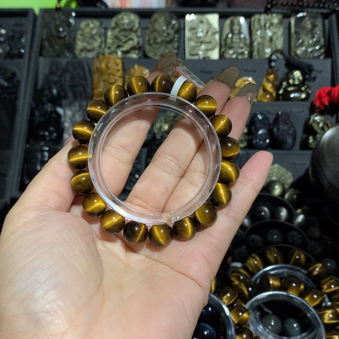 未镶嵌手链木变石（虎睛石）灼**卓