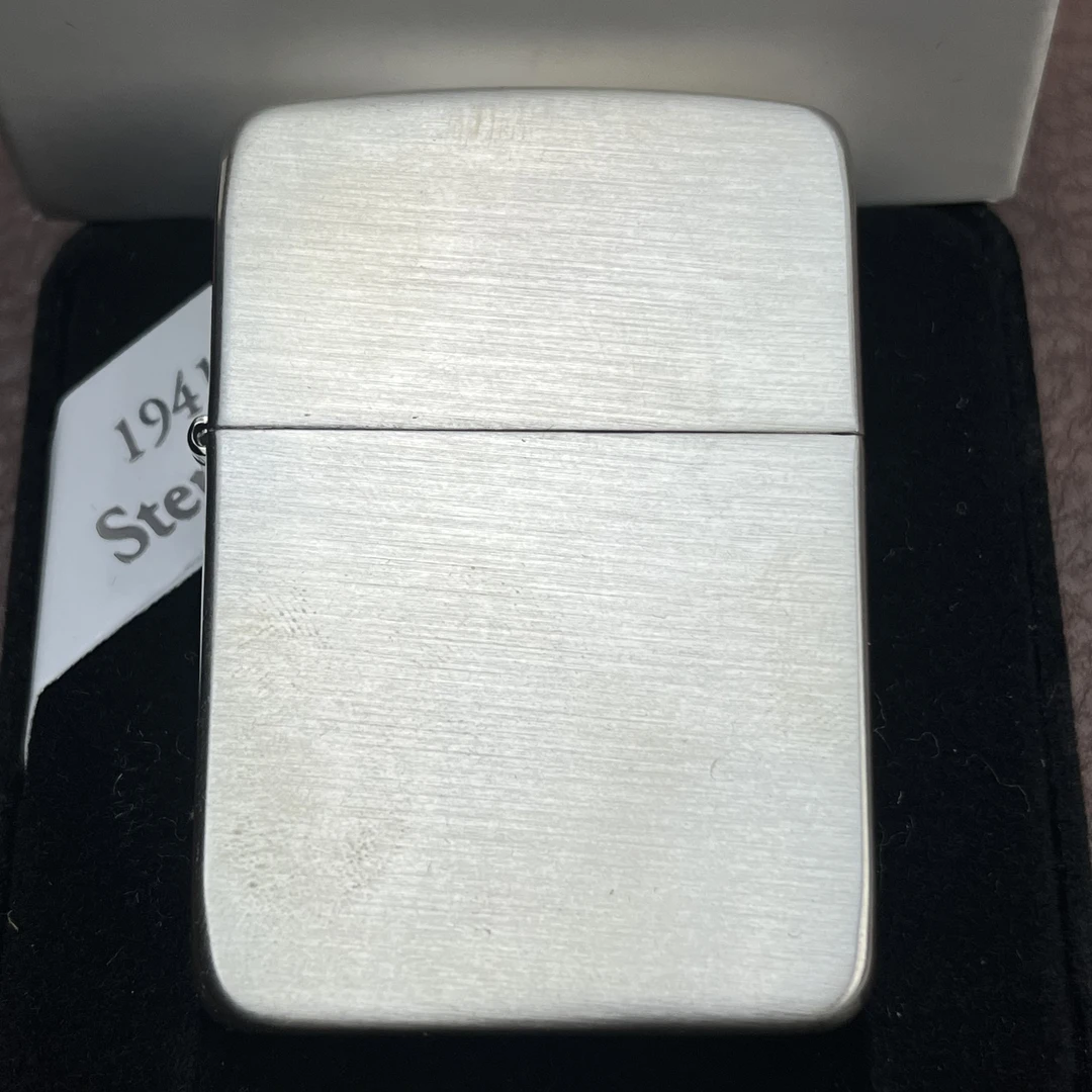 【CC】Zippo打火机1941纯银光板