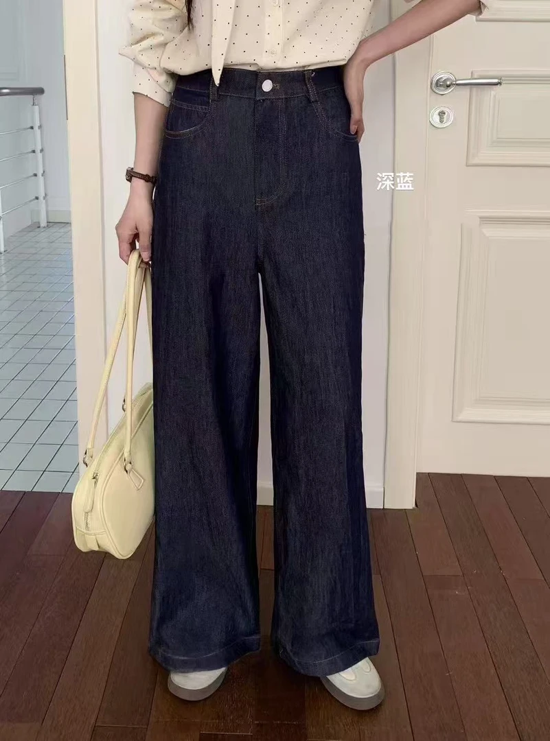 【NO退NO换】韩系高腰显瘦直筒牛仔裤3885