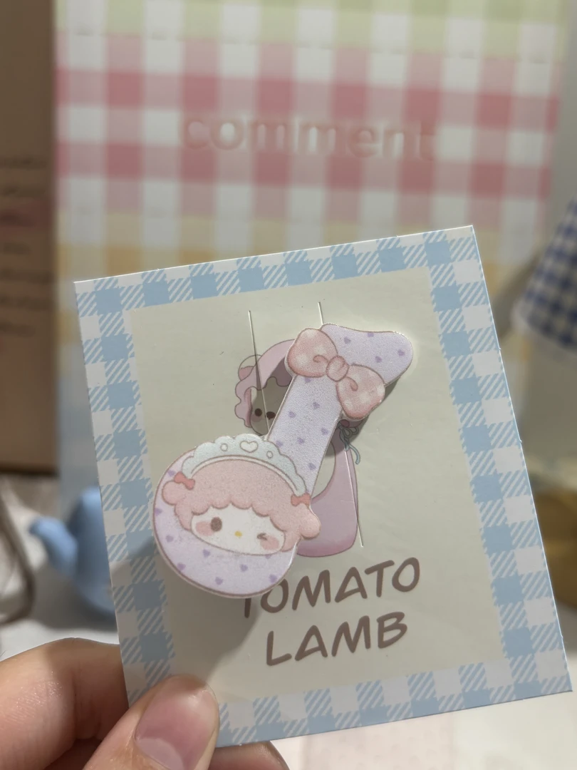 62213紫色小羊音符发夹