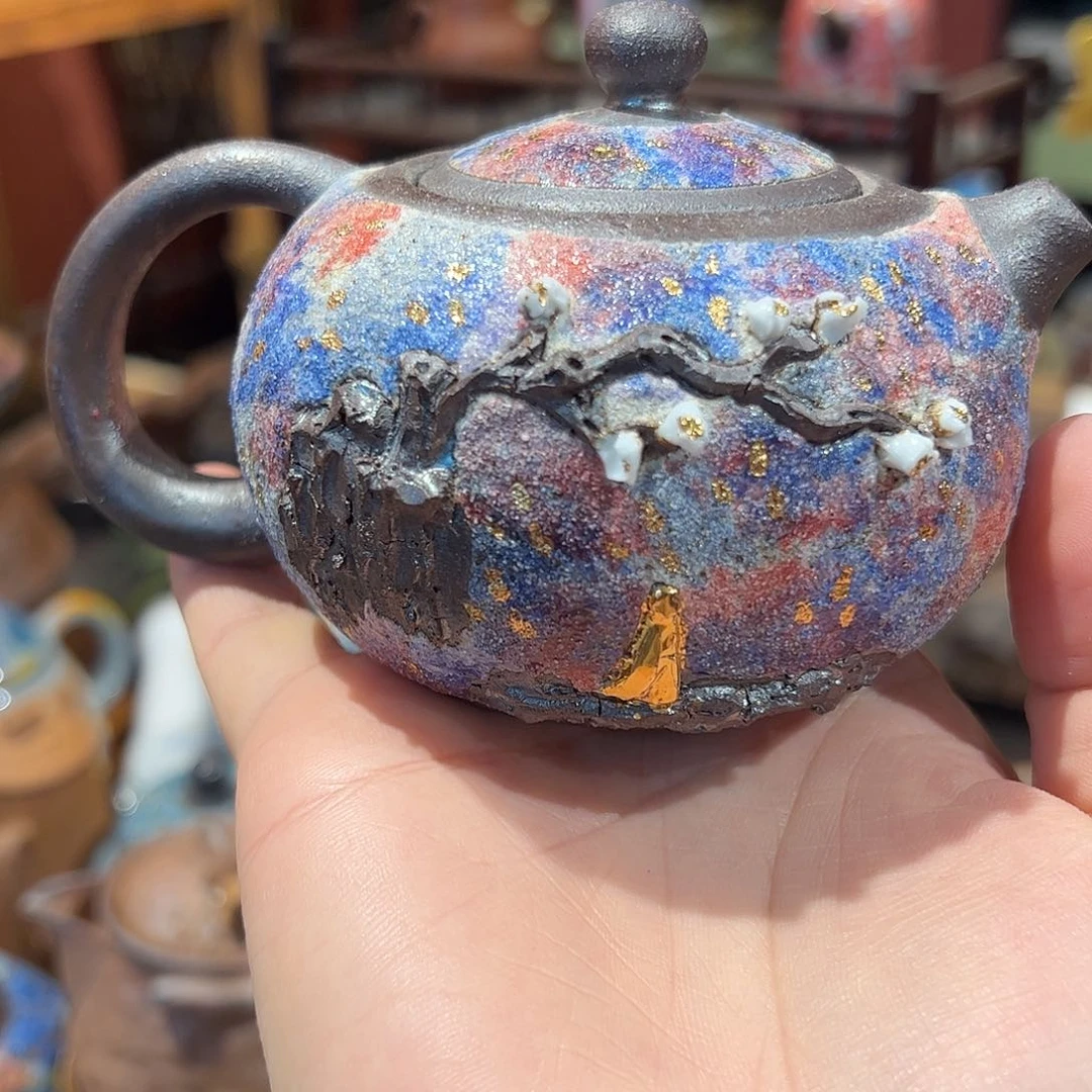 原矿粗陶裸烧工艺，越养越润出彩