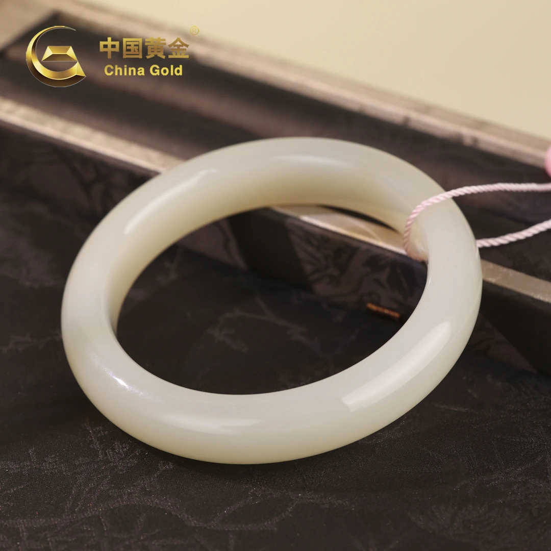 【中国黄金】桂摇月 | 和田玉*手镯*未镶嵌-SZ727-Y