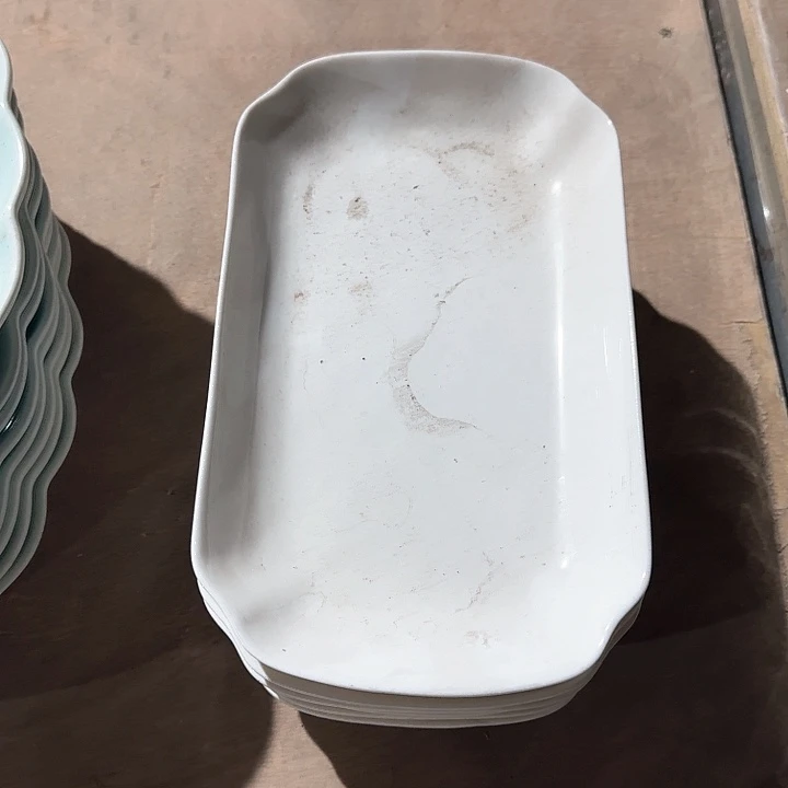 瓷10.2 英寸 鱼盘 2 个