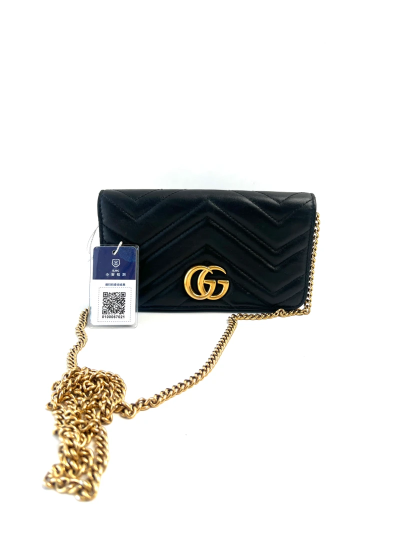 95新 GUCCI/古驰 安洁利严选马蒙Woc链条包WH510060