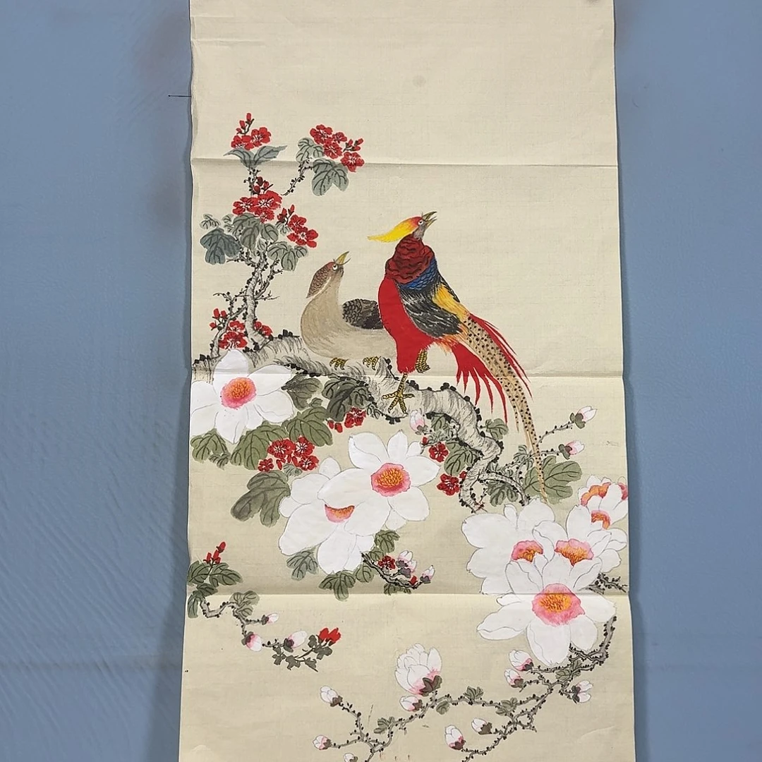 国画1990 牡丹一如您的脸颊