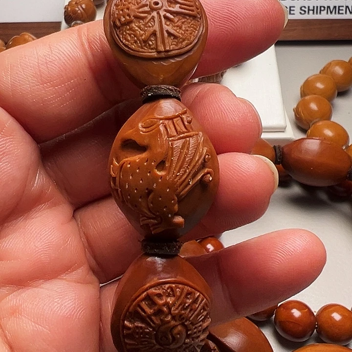 深***海手串/手链橄榄核四象八卦