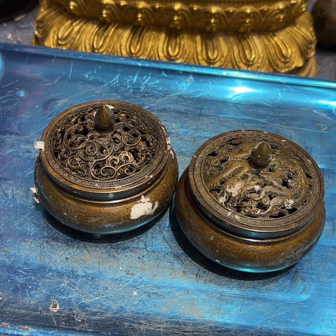 微瑕疵黄铜摆件工艺品