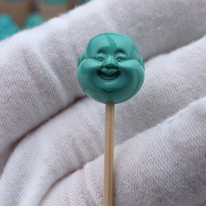 绿松石未镶嵌挂件